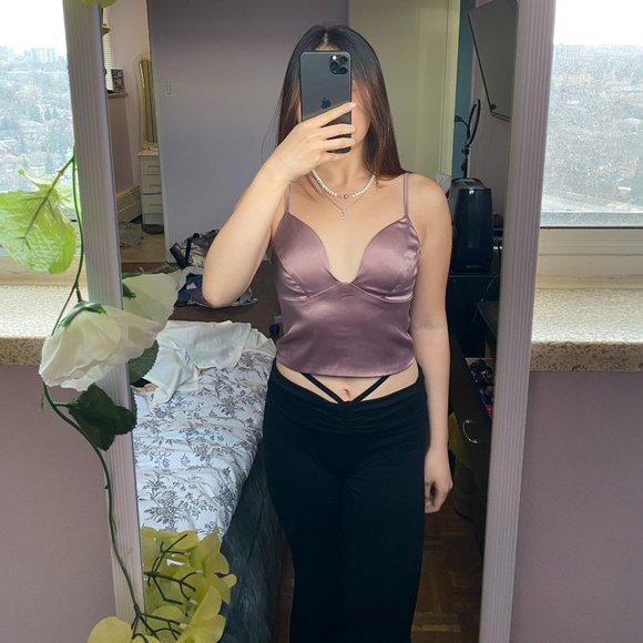 Vintage Satin Bustier - Picture 2 of 3